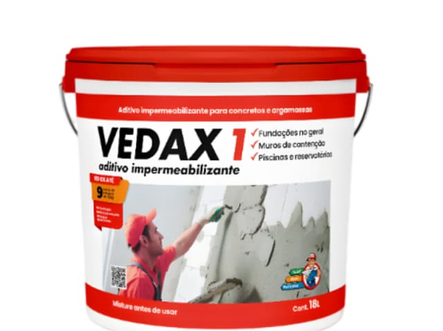 VEDAX - VEDAX 1 - ADITIVO IMPERMEAB. (SM4)  1 LT.