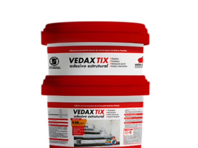 VEDAX - ADESIVO EPOXI COMPOUND TIX (SM2) - 1KG.